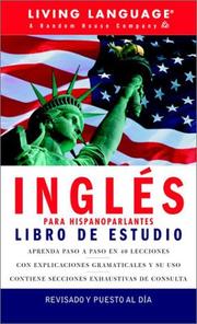 Cover of: Ingles Para Hispanoparlantes Libro De Estudio