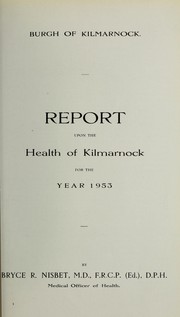 Cover of: [Report 1953]