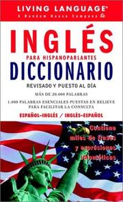 Cover of: Inglés para hispanoparlantes: Diccionario revisado y puesto al día