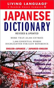 Cover of: Japanese Dictionary (LL(R) Complete Basic Courses)