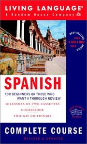 Cover of: Spanish Complete Course: Basic-Intermediate (LL(R) Complete Basic Courses)