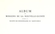 Cover of: Album des missions de la Nouvelle-Guinée by André Jullien