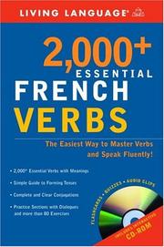 Cover of: 2,000+ essential French verbs: learn the forms, master the tenses, and speak fluently!