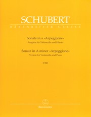 Cover of: Sonate in a "Arpeggione" by Franz Schubert