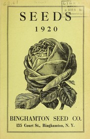 Cover of: Seeds by Binghamton Seed Co