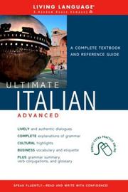 Cover of: Ultimate Italian Advanced (Book) (LL(R) Ultimate Advanced Course)