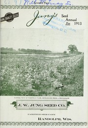Cover of: Jung's seed annual for 1913