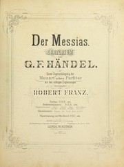 Cover of: Der Messias by George Frideric Handel