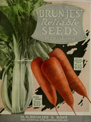 Cover of: Brunjes' reliable seeds: 38th year