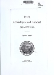 Ohio arch©Œological and historical quarterly by Ohio State Archaeological and Historical Society