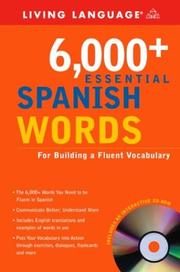 Cover of: 6,000+ Essential Spanish Words with CD-ROM (LL(R) Essential Vocabulary)