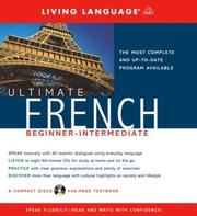 Cover of: Ultimate French Beginner-Intermediate (CD/Book) (LL(R) Ultimate Basic-Intermed)