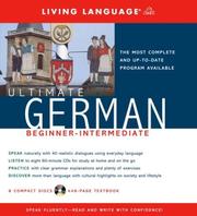 Cover of: Ultimate German Beginner-Intermediate (CD/Book) (LL(R) Ultimate Basic-Intermed)