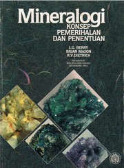 Cover of: Mineralogi by L. G. Berry, Brian Mason, R. V. Dietrich