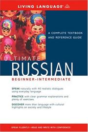 Cover of: Ultimate Russian Beginner-Intermediate (Book) (LL(R) Ultimate Basic-Intermed)