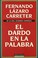 Cover of: El dardo en la palabra