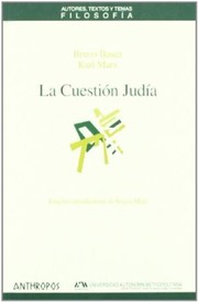 Cover of: La cuestión Judía. - 1. edición by 