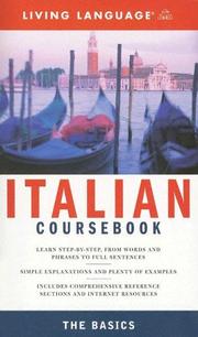 Cover of: Complete Italian: The Basics (Book) (LL(R) Complete Basic Courses)