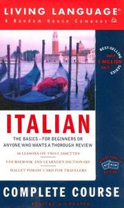 Cover of: Complete Italian by Living Language