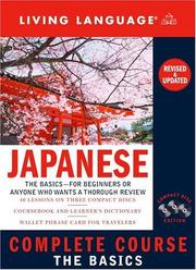 Cover of: Complete Japanese: The Basics (CD) (LL(R) Complete Basic Courses)