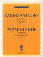 Cover of: Sonata for Cello and Piano, op. 19 (D. Shafran) by 