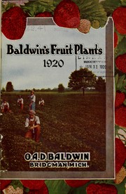 Cover of: Baldwin's fruit plants by O.A.D. Baldwin (Firm)