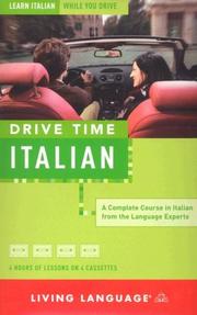 Cover of: Drive Time: Italian (Cassette): Learn Italian While You Drive (LL(R) All-Audio Courses)