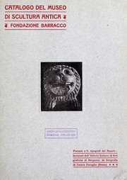 Cover of: Catalogo del Museo di scultura antica