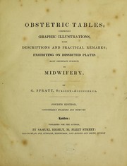 Obstetric tables by Spratt, G.