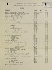 1920 fall wholesale price list by Conard & Jones Co. (West Grove, Pa.)