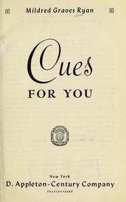 Cover of: Cues for you.