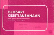 Cover of: Glosari Kesetiausahaan by 