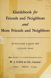 Cover of: Guidebook for Friends and Neighbors and More Friends and Neighbors