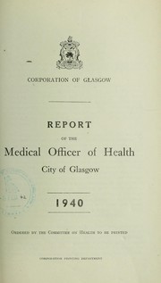 Cover of: [Report 1940]