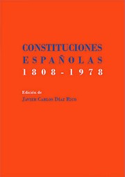 Constituciones españolas by Javier Carlos Díaz Rico