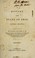 Cover of: A history of the state of Ohio, natural and civil