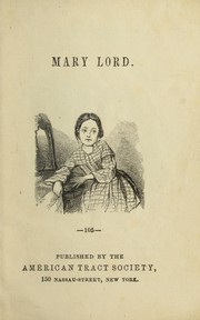 Cover of: Mary Lord