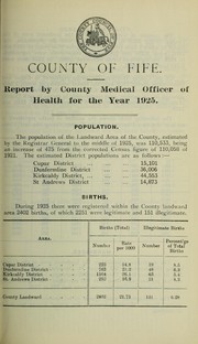 Cover of: [Report 1925]