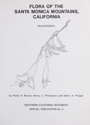 Cover of: Flora of the Santa Monica Mountains, California