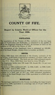 Cover of: [Report 1936]