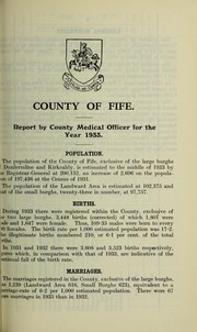 Cover of: [Report 1933]