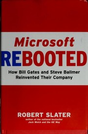 Microsoft rebooted by Robert Slater, Robert Slater