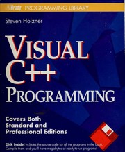 Cover of: Visual C++ programming by Steven Holzner