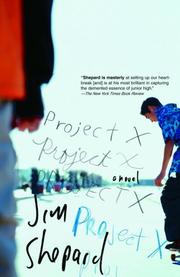 Cover of: Project X: A Novel