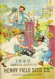 Cover of: 1920 annual catalog