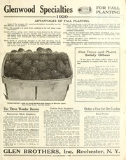 Cover of: Glenwood specialties for fall planting: 1920