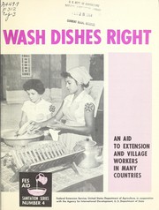Cover of: Wash dishes right