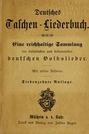 Cover of: Deutsches Taschen-Liederbuch