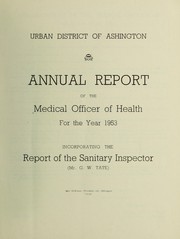 Cover of: [Report 1953]