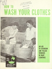 Cover of: How to wash your clothes